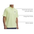 thumbnail image 3 of Camisa Polo Under Armour Matchplay para Hombre Talle XL Amarillo Sonic Gris Downpour, 3 of 3