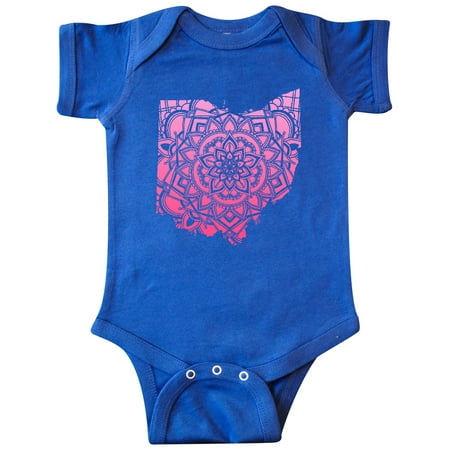 

Inktastic Ohio Silhouette Mandala Gift Baby Boy or Baby Girl Bodysuit