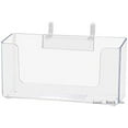 thumbnail image 1 of 5" W Brochure Holder Value Pack Of 6 Menu Display Postcard Peg Board Mount Booklet Maps Literature Printed Material Organizer Horizontal, 1 of 2