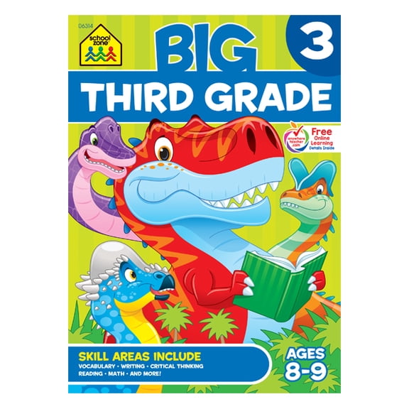 School Zone Big Third Grade Workbook (Paperback)