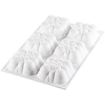 Silikomart Cloud120 Silicone Baking Mold Freezing Mould with 6 Cavities, each 2.79 Inch x 2.79 Inch x 1.33 Inch High