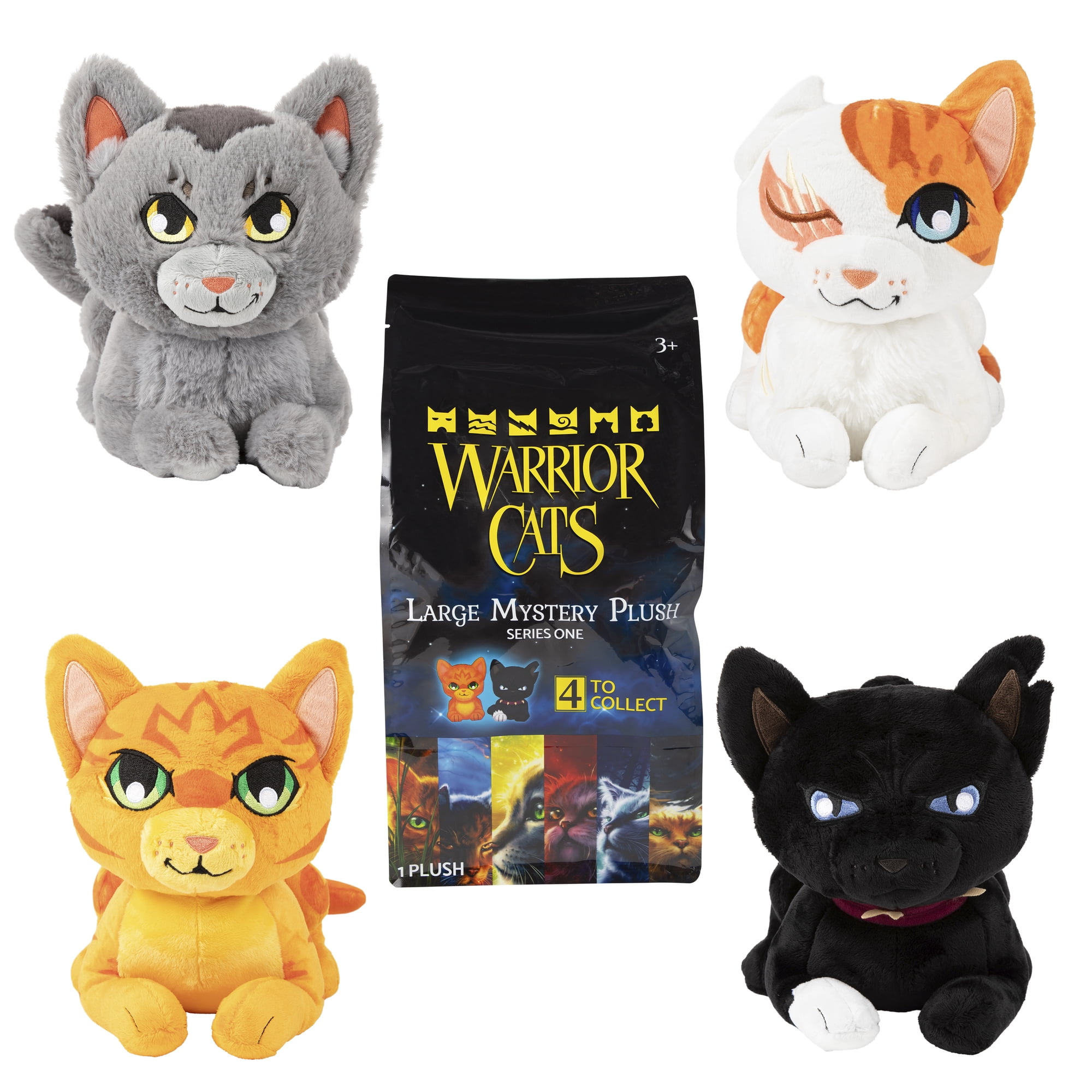Warrior Cats 11" Mystery Plush, Series 1, Ages 3+
