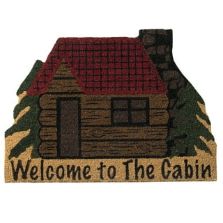 Cabin Welcome Outdoor Door Mat 3' x 5