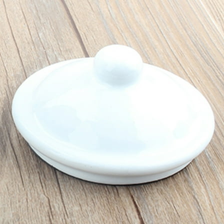 STOBOK Replacement Coffee Cup Lid Enamel Mug Lid White 1Pack Back to School