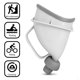 thumbnail image 2 of Unisex Potty Pee Funnel Reusable Adult Emergency Urinal Device Portable Male Female Toilet For Car,camping, Travelling,outdoor Activities,hiking, 2 of 5