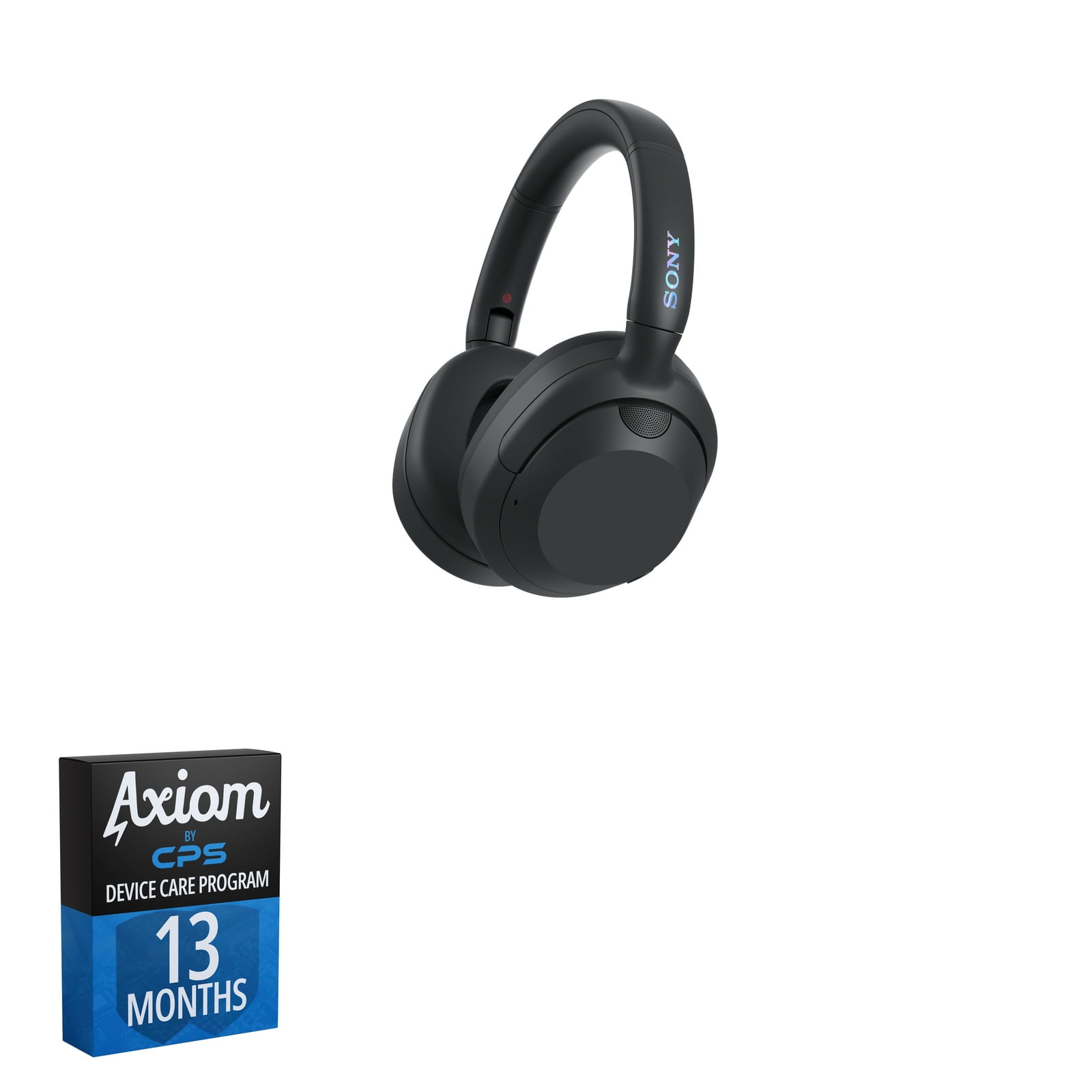 Sony ULT WEAR Noise Canceling Wireless Headphones, Black + 13-Month Axiom Care