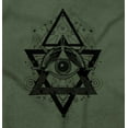 thumbnail image 2 of Triangle Eye Star Symbolic Spirit Hoodie Sweatshirt Women Men Brisco Brands M, 2 of 6