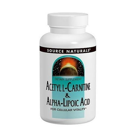 Source Naturals Acetyl L-Carnitine & Alpha Lipoic Acid 650 mg, 120