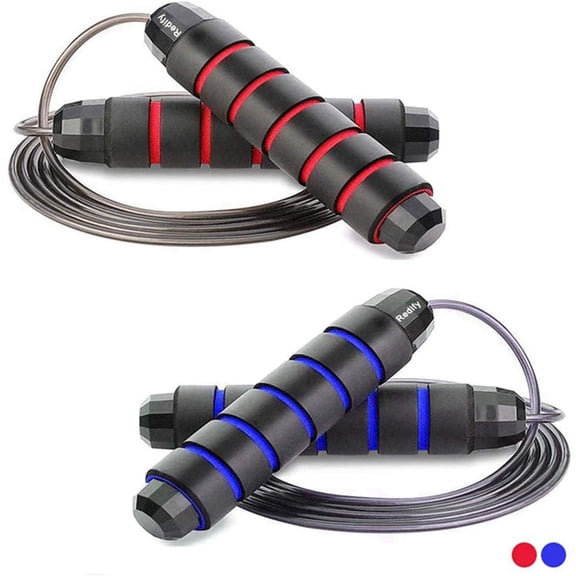 XBQUSVI Adjustable Jump Rope for Fitness Men Women, Speed Rope for Workout Cardio Boxing Weight Loss, Home School Gym Use Suitable for All Levels