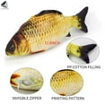 thumbnail image 5 of PULLIMORE Catnip Fish Plush 3D Fish Pillow Toys for Cat Kitten Chewing (Carp), 5 of 9