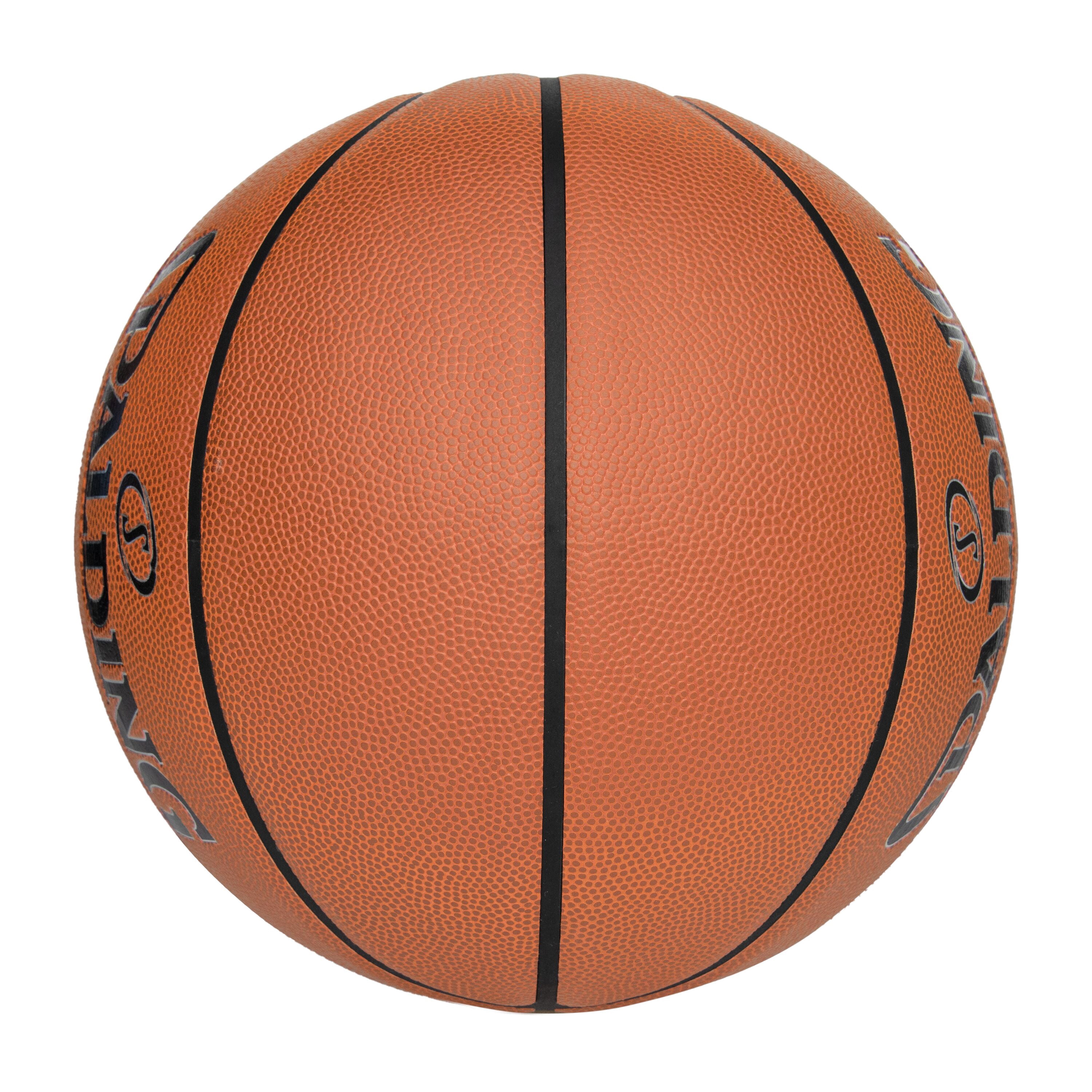 (4 pack) Spalding Super Tack Pro Composite Leather Youth Basketball, Size 5 (27.5")