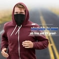 thumbnail image 7 of 2Pcs Neck Gaiters for Men Women UV Sun Protection Headwear Bandana Multi Use Face Scarf Reusable Black Scarf Mask for Sports Hiking Cycling, 7 of 7