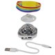 thumbnail image 1 of Mini lámpara de pulsera de iluminación de bola de discoteca Lámpara de pulsera de disco única USB cargable único operado para conciertos viajeros, 1 of 10