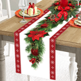 thumbnail image 5 of Christmas Table Runner Merry Christmas Decoration for Home Xmas Party Decor 2024 Navidad Notal Noel Ornament Happy New Year 2025, 5 of 5
