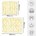 thumbnail image 2 of Ryvnso Leaves Dish Drying Mat for Kitchen Countertop 18x24 Large Dish Pad Drainer Rack Dish Sink Mats, 2 of 7
