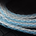 thumbnail image 4 of Yinanstore Earphone OFC Wire Braided Cable 2 Pin Connector 8 Core Upgrade Cable for Zxn Zxt - Blue, 4 of 8
