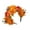 Tangerine, variant on Butterfly Flower Headband for Wedding Bride Ethnic Mexico Hairband Cosplay Costume Headpiece Adult Music Festival Props