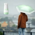 thumbnail image 1 of Parapluie Compact Pliable 6 Fois, Protection UV Pluie & Ombre Double Usage, Parapluie de Voyage Léger, Design Coupe-Vent Réversible Pliable, Accessoire de Sac à Main Portable Pare-Soleil, 1 of 6