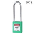 thumbnail image 1 of 5 Pieces Padlock Industrial Car Lockout Kit Simple Durable Access Control Equipment Lockpicking Sets Safety Locks for Companies Green, 1 of 6