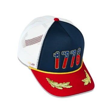 Patriotic 1776 Trucker Hat, Red/White/Blue, One Size, by Way To Celebrate
