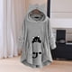 thumbnail image 4 of Sudadera con capucha holgada para mujer, jersey de manga larga con botones y estampado de gato de dibujos animados, ropa de casa informal, Invierno, 4 of 5