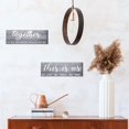 thumbnail image 7 of MUCHENGGIFT 2 Pieces home decor signs This is Us Our Life Our Story Rustic Wood Signs Together Rustic Wooden Wall Art Signs Farmhouse Entryway Signs, 4.7 x 13.8 Inch (), 7 of 7