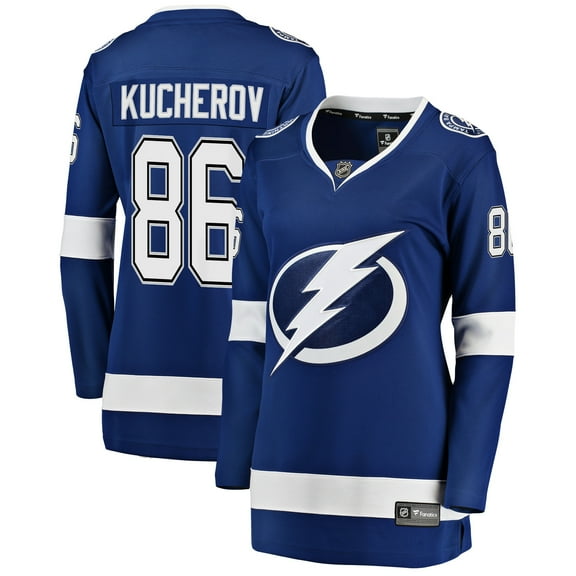 Women's Fanatics Nikita Kucherov Blue Tampa Bay Lightning Home Breakaway Jersey