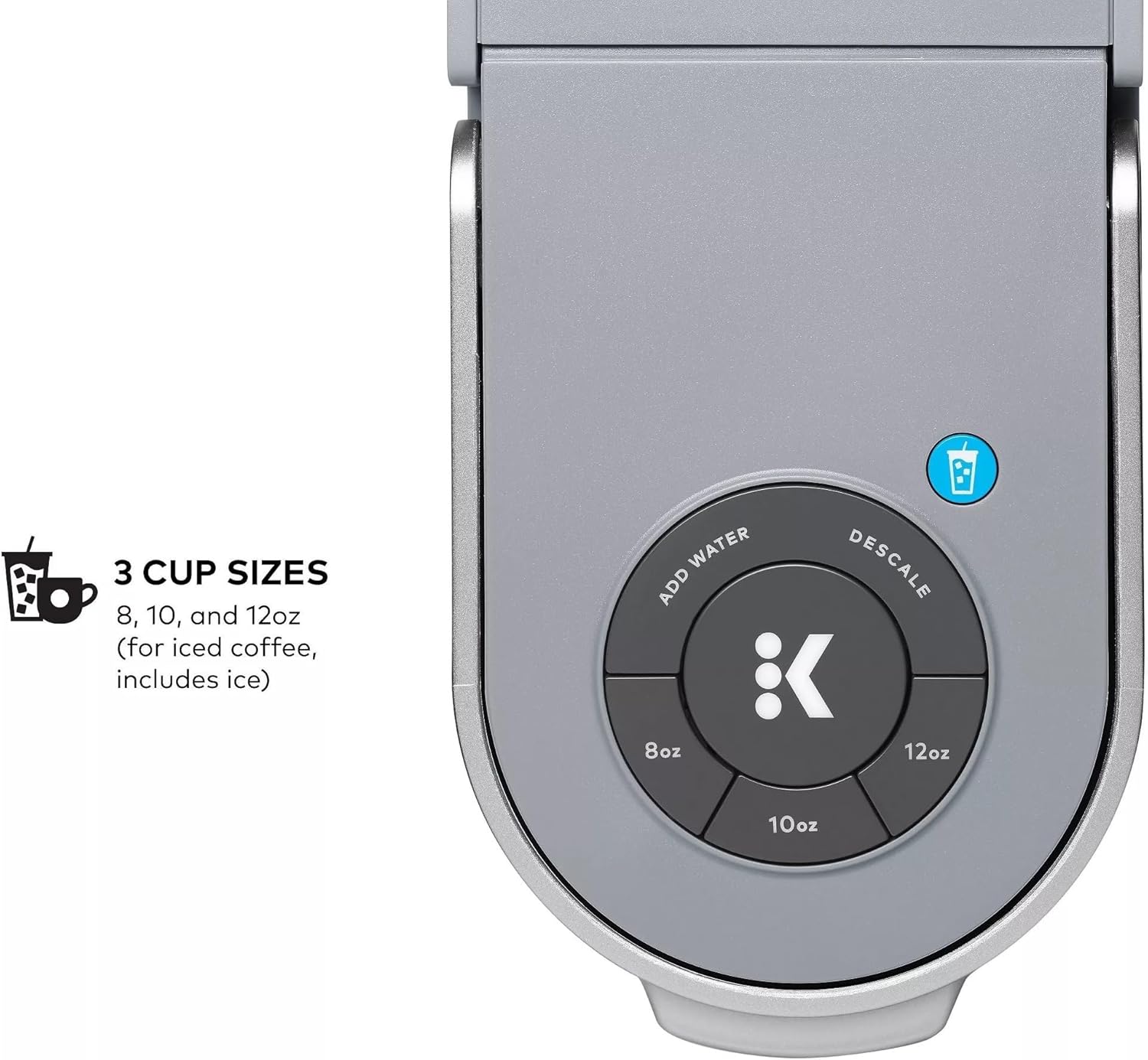 Restored Keurig KIPK900FAGY K-Iced Plus Single Serve Coffee Maker, Artic Gray (Refurbished)