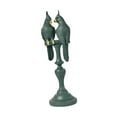 thumbnail image 3 of Adorno de pareja de loros, escultura decorativa, colección, regalo único para inauguración de la casa verde 85x85x28cm, 3 of 9