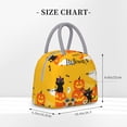 thumbnail image 2 of Balery Happy Halloween1 Bolsa de Almuerzo para Mujeres, Caja de Almuerzo, Bolsa de Almuerzo Pequeña Impermeable, Tote de Almuerzo Reutilizable con Gran Capacidad, 2 of 6