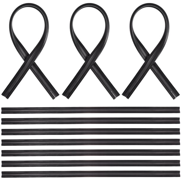 Tiras de goma de 10pcs Coche Strips de limpiaparabrisas sin marco de limpiaparabrisas limpiaparabrisas