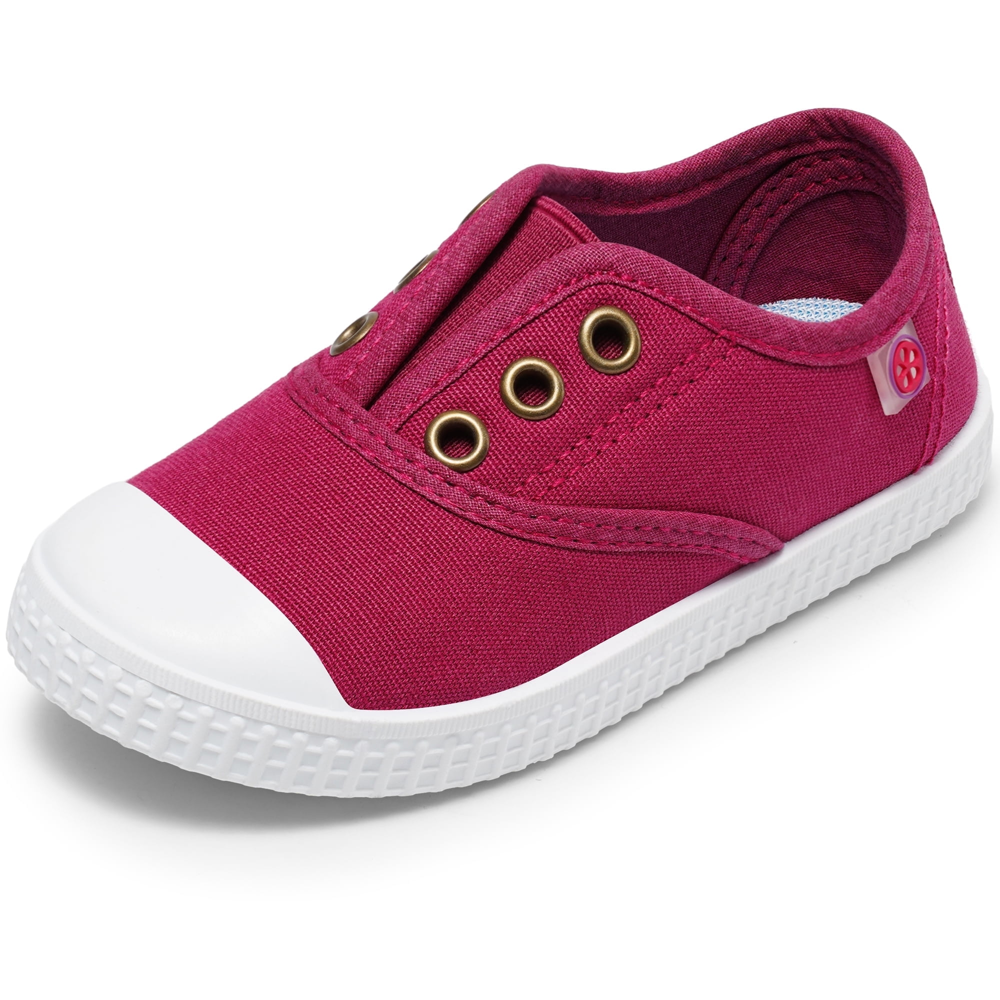 JAN & JUL Unisex Shoes for Kids, Slip-on Toddler Sneakers (Grey