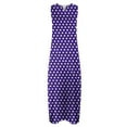 thumbnail image 4 of Womens Casual Dresses for Summer Women's Summer Fashion Printing Sleeveless V-Neck Dress Purple XXL, 4 of 5