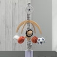 thumbnail image 5 of Lambs & Ivy Hall of Fame Lion/Sports Balls Musical Baby Crib Mobile Soother Toy, 5 of 6