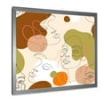 thumbnail image 2 of Designart 'One Line Portrait of Afro American Women VII' Modern Framed Art Print, 2 of 4