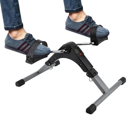 Mini Pedal Exercise Bike Folding Pedal Exerciser Bike LED Screen Display Cycle Leg Machine Indoor Limbs Training Sports Workout Equipment