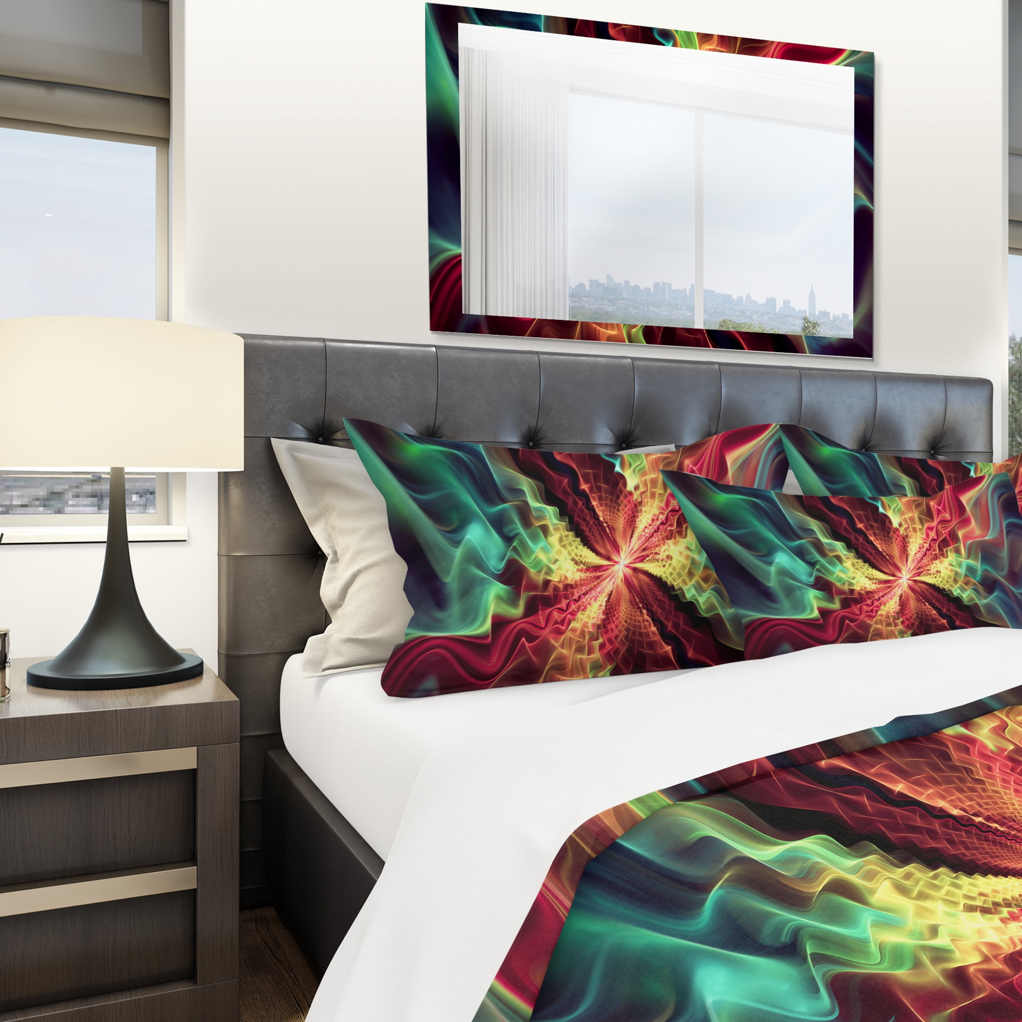 Designart 'Hypnotize Abstract' Modern & Contemporary Duvet Cover Set