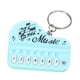 thumbnail image 4 of 6x Llavero Teclado Electrónico Minúsculo Llavero Regalo de Trabajo Real Jugable Mini Llavero para Niños Pianista Chlidren Adultos 6 piezas, 4 of 8