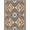 Gray Burnt Orange, Pattern 13, variant on ODIKA 8'x10' Washable Area Rug Tone Earthy Abstract Vintage Balanced Shapes Contemporary Terracotta for Living Room, Under Sectional, Family , Durable, Non-Slip