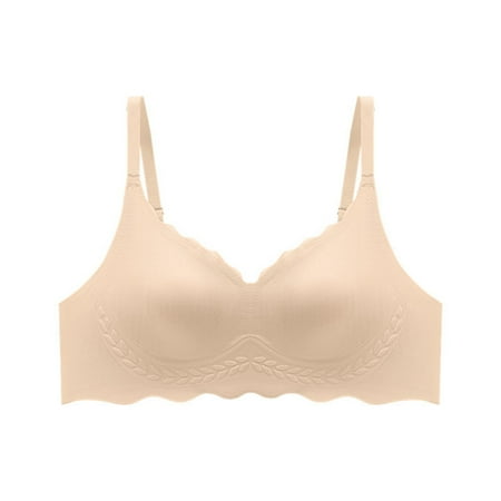 Minimizer Bras for Women Women s Seamless Wireless Bra With Bunny Ear Design For Small Bust Push Up And Comfortable Undergarment Push Up Bras for Women(Size:L)