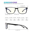 thumbnail image 4 of Anteojos ANYLUV Al-Mg Metal que bloquean la luz azul para hombres/mujeres, 4 of 7