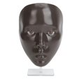 thumbnail image 1 of Makeup Practice Board Kit 5D Silicone Full Face Mannequin Board Plastic Stand 20ml Cleansing Oil Resuable Makeup Practice Tool Dark Skin Color, 1 of 4