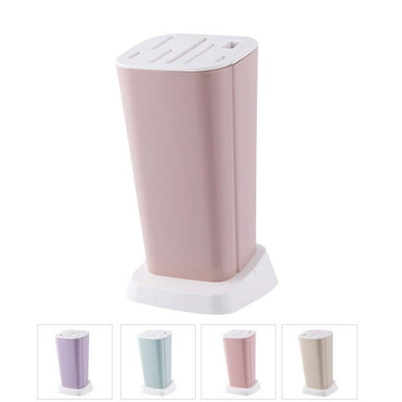 WHAMVOX Pink Kitchen Rack 1Pack For Knife Accessories And Utensil Holder With Drainable And Detachable Features