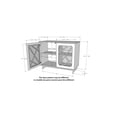 thumbnail image 2 of Nexera Paragon 2-Door Storage Cabinet, 2 of 3