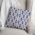 thumbnail image 3 of Creative Products Geometric Shibori Blue 20 x 20 Indoor / Outdoor Pillow, 3 of 3