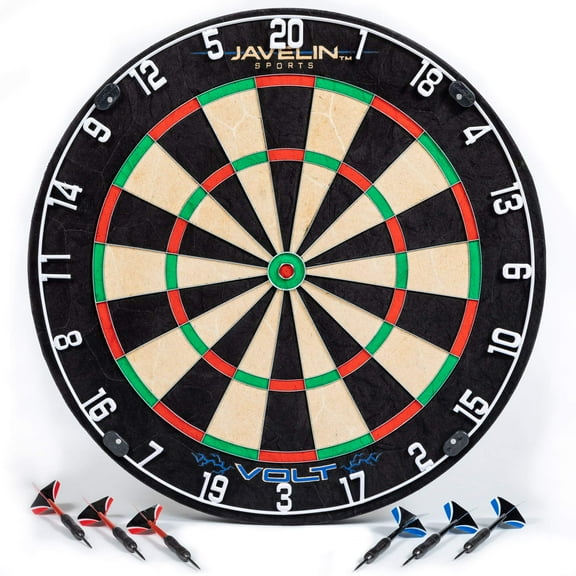 EastPoint Sports Bristle Dartboard Sets, High-Density Self-Healing Sisal Fibers, Easy-to-Mount Board - Perfect for Family Game Room, Basements, Bar, Man Cave, or Garage