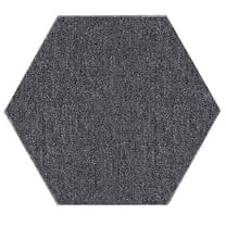 Saturn Collection Pet Friendly Indoor Outdoor Area Rug Grey - 7' Hexagon