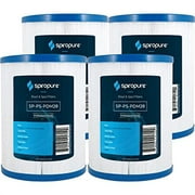 SpiroPure Replacement for Pleatco PDM28 FC9944 Dream Maker Aquarest 461273 FC-9944 Hot Tub Spa Pool Cartridge (Pack of 4)