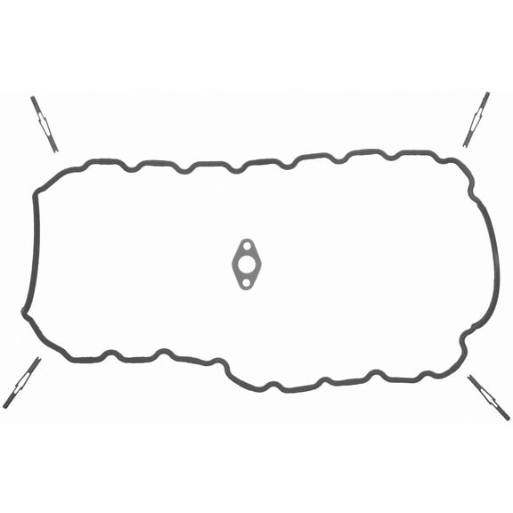 FEL-PRO OS 30545 R Oil Pan Gasket Set Fits select: 1985-1992 FORD RANGER, 1991-1992 FORD MUSTANG