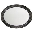 thumbnail image 2 of Howard Elliott Collection Queen Ann Oval Hanging Wall Mirror, Antique Black, 2 of 3